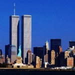Las torres gemelas, antes de ser destruidas, en el World Trade center